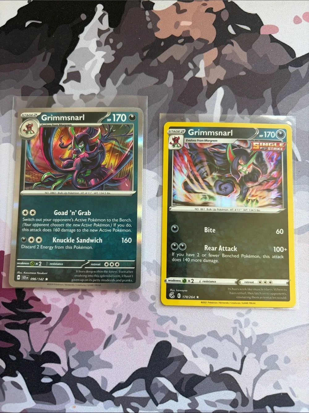 Grimmsnarl Holo Pokémon Card Mini Lot | 2 Holo Cards ✨5/$25✨